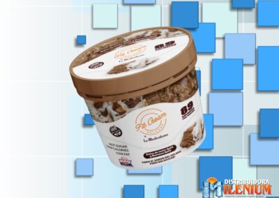 FIT CREAM: BANANA + DULCE DE LECHE. SIN GLUTEN