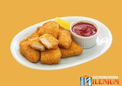 NUGGETS CROCANTES DE POLLO REBOZADOS PREFRITOS